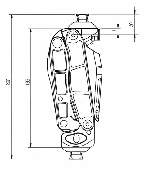 картинка XH-3 ГИДРАВЛИЧЕСКИЙ МНОГООСНЫЙ КОЛЕННЫЙ МОДУЛЬ С ЗАМКОМ от магазина Одежда+