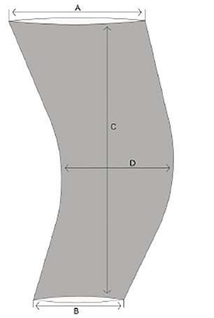 картинка Наколенник гелевый  PM-Sleeve Angled изогнутый от магазина Одежда+